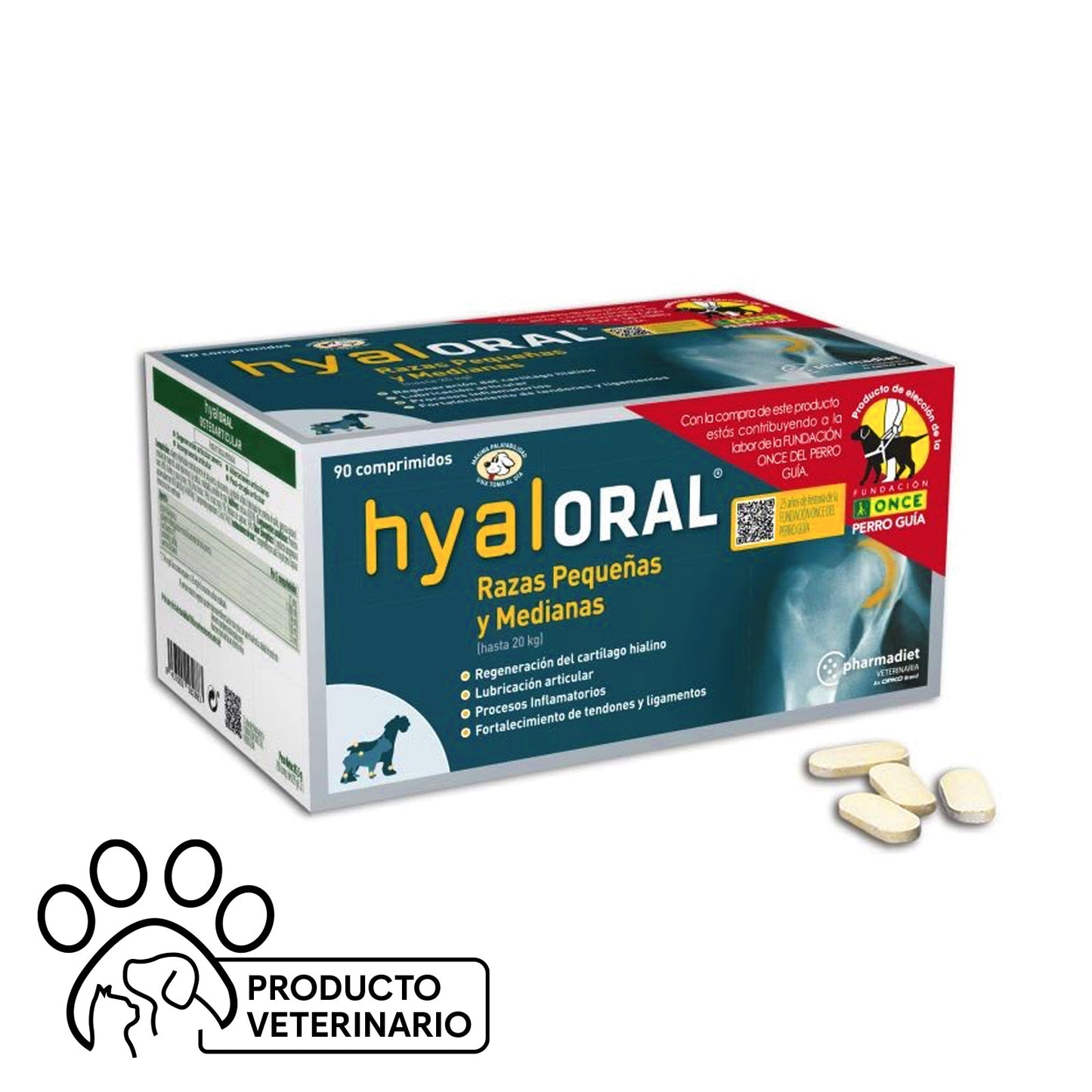 Hyaloral Razas Pequeñas y Medianas - 10 comprimidos - Farmacias Curie