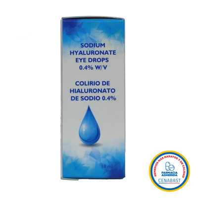 Hialuronato de Sodio 0.4% Solución Oftalmica Medicamento Cenabast - Farmacias Curie