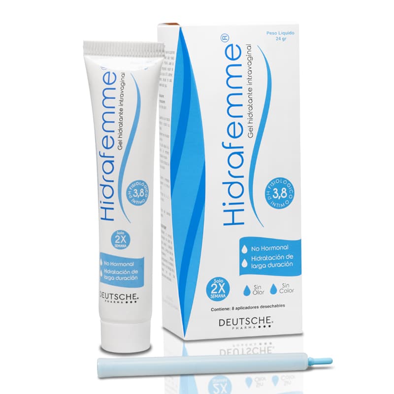 Hidrafemme Gel Intravaginal - 8 Aplicadores - Farmacias Curie
