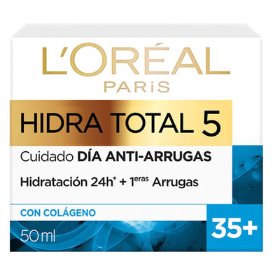 L'oréal Hidra Total 5 Crema Facial Día Anti-Arrugas 35+ - Farmacias Curie