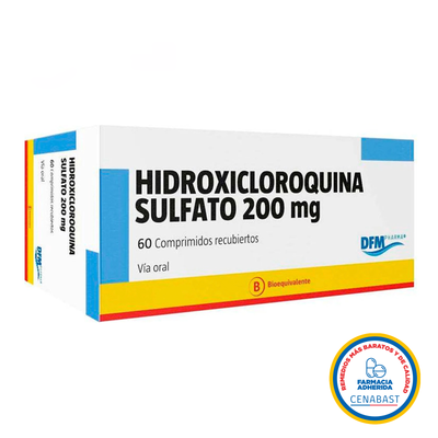 Hidroxicloroquina Comprimidos Recubiertos 200mg Medicamento Cenabast - Farmacias Curie