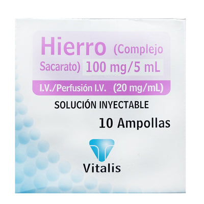 Hierro Solución Inyectable - Farmacias Curie