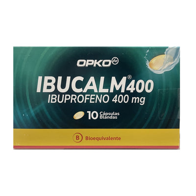 Ibucalm Cápsulas Blandas 400mg - 10 unidades - Farmacias Curie