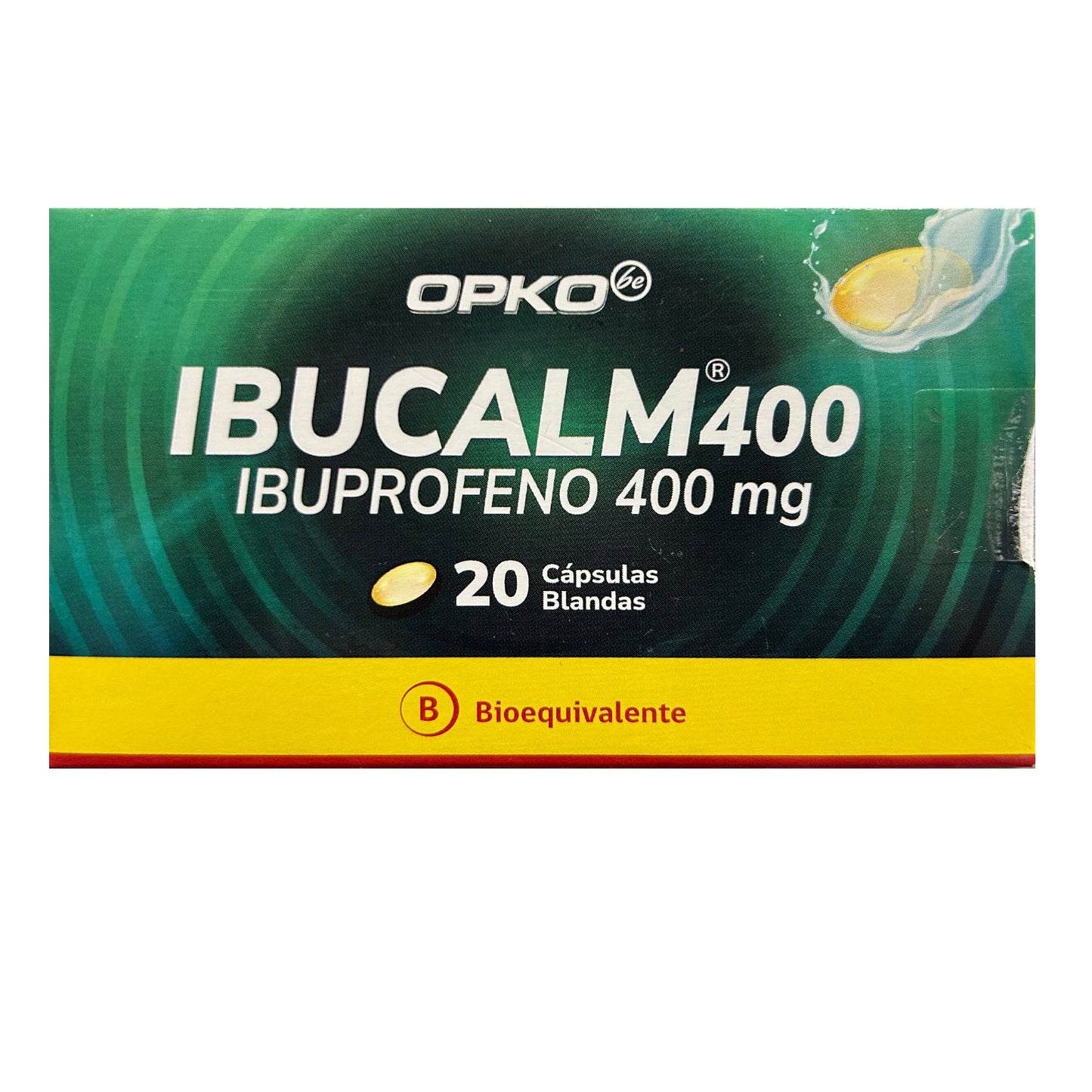 Ibucalm Cápsulas Blandas 400mg - 20 unidades - Farmacias Curie