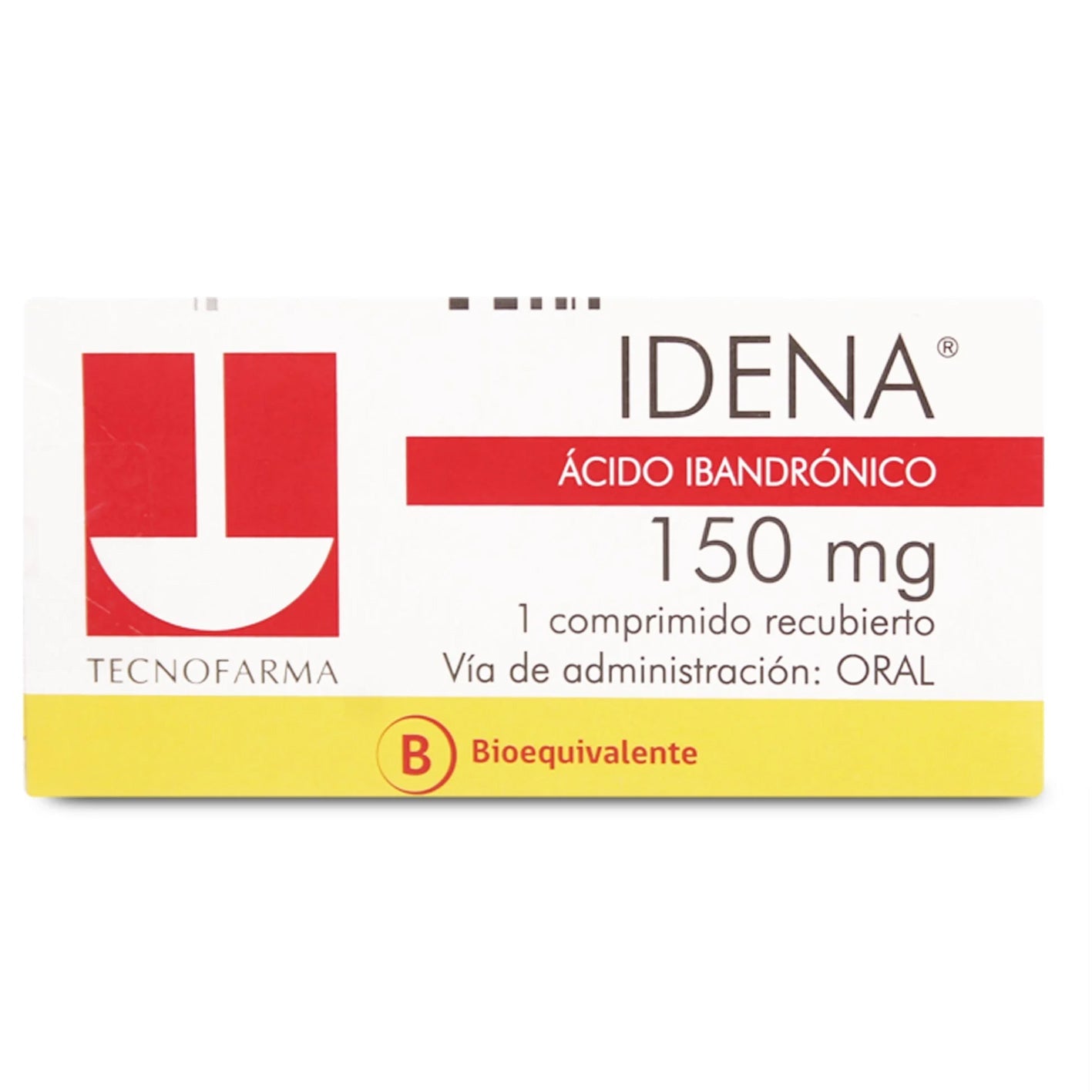 Idena Comprimido Recubierto 150mg - Farmacias Curie