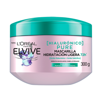 Mascarilla Elvive Hialurónico Pure - 300 gramos - Farmacias Curie
