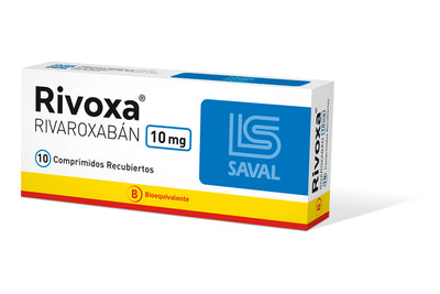 Rivoxa 10mg - 10 Comprimidos Recubiertos