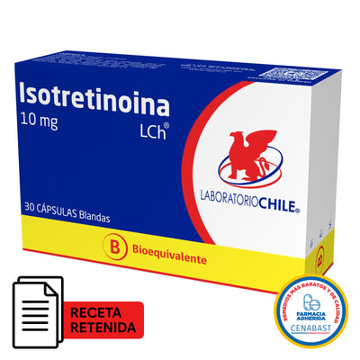 Isotretinoina Cápsulas Blandas 10mg Medicamento Cenabast - Farmacias Curie