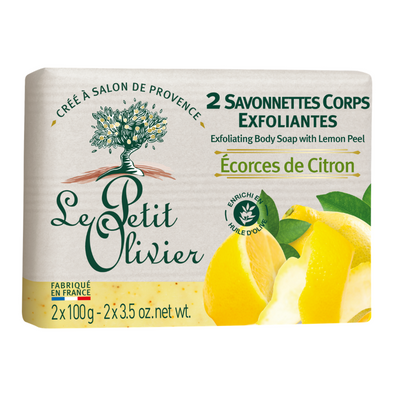 Le Petit Olivier Jabón Exfoliante Cascara de Limón 2un - Farmacias Curie