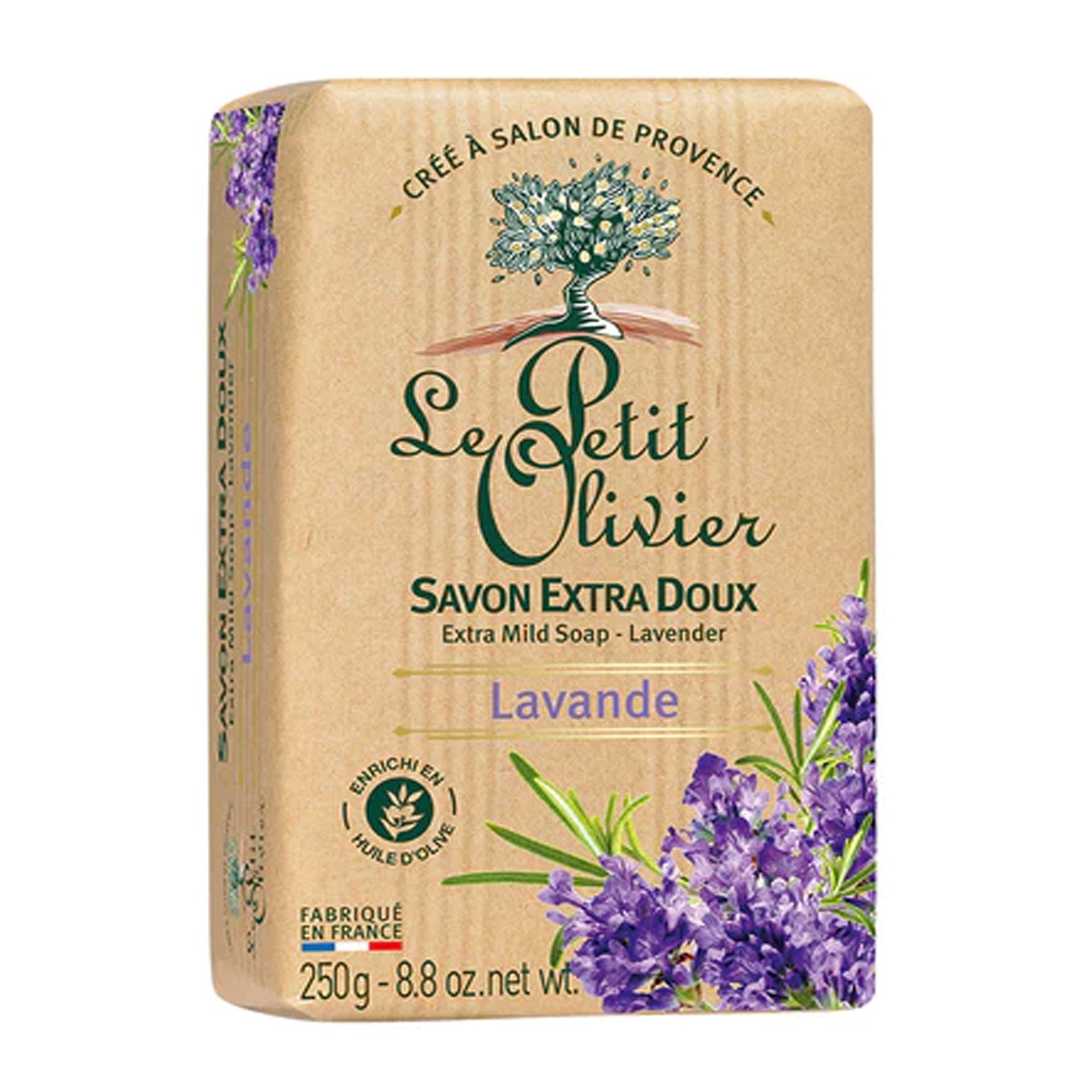Le Petit Olivier Jabón Extra Suave Lavanda 250 g - Farmacias Curie