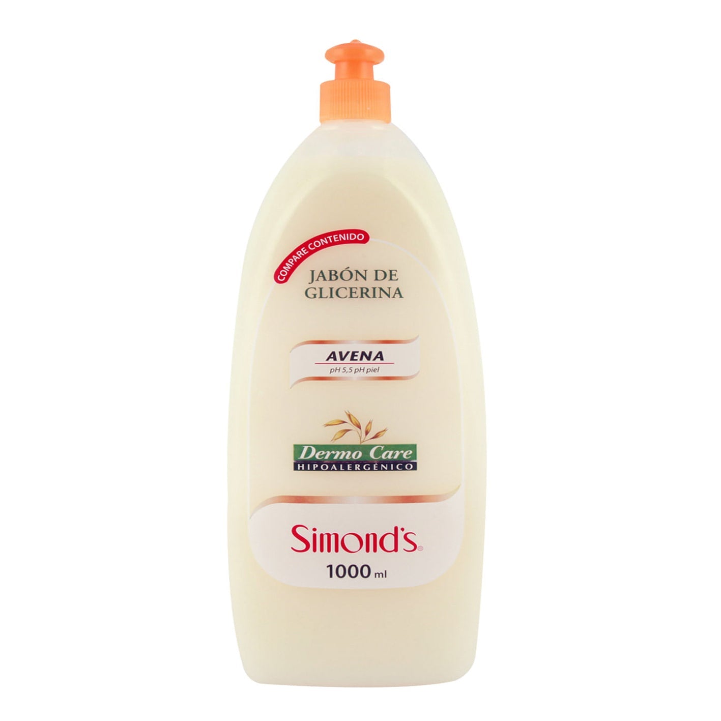 Simond's Jabón Botella Avena - Farmacias Curie