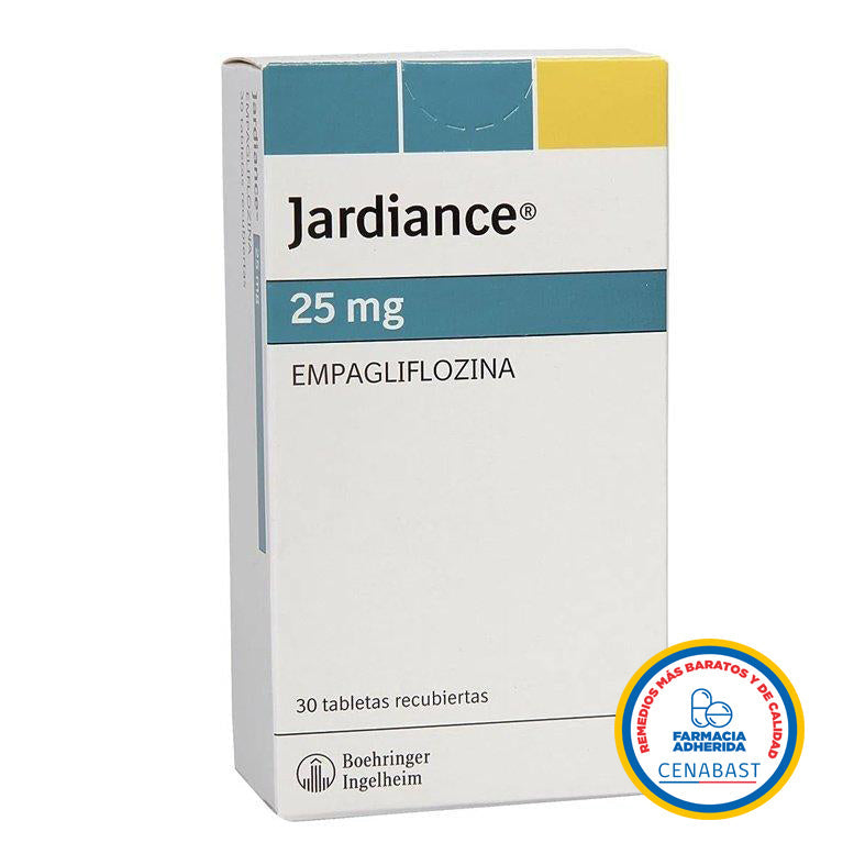 Jardiance Comprimidos Recubiertos 25mg Medicamento Cenabast - Farmacias Curie
