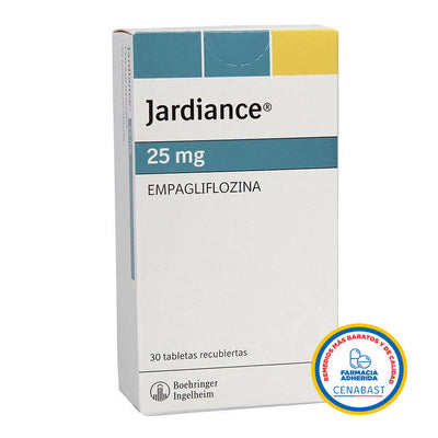 Jardiance Comprimidos Recubiertos 25mg Medicamento Cenabast - Farmacias Curie