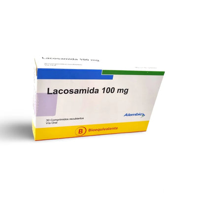 Lacosamida 100mg - 30 Comprimidos Reubiertos - Farmacias Curie
