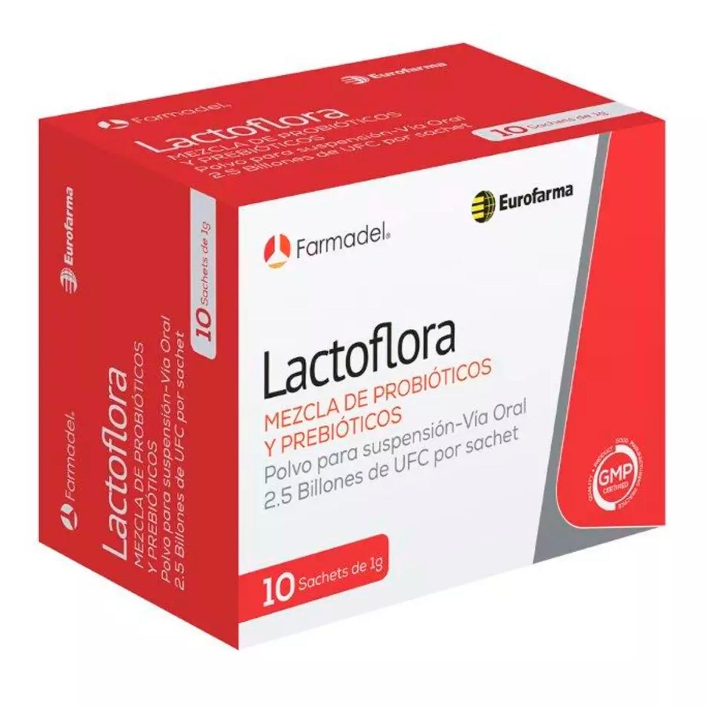 Lactoflora - 10 Sobres - Farmacias Curie