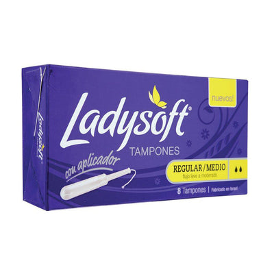 Ladysoft Tampones Regular / Medio - Farmacias Curie