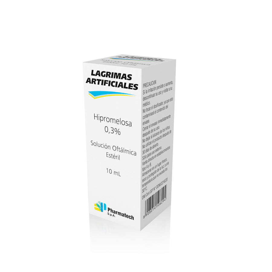 Lagrimas Artificiales 0.3 % Solución Oftalmica - 10 ml - Farmacias Curie