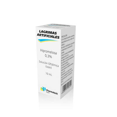 Lagrimas Artificiales 0.3 % Solución Oftalmica - 10 ml - Farmacias Curie