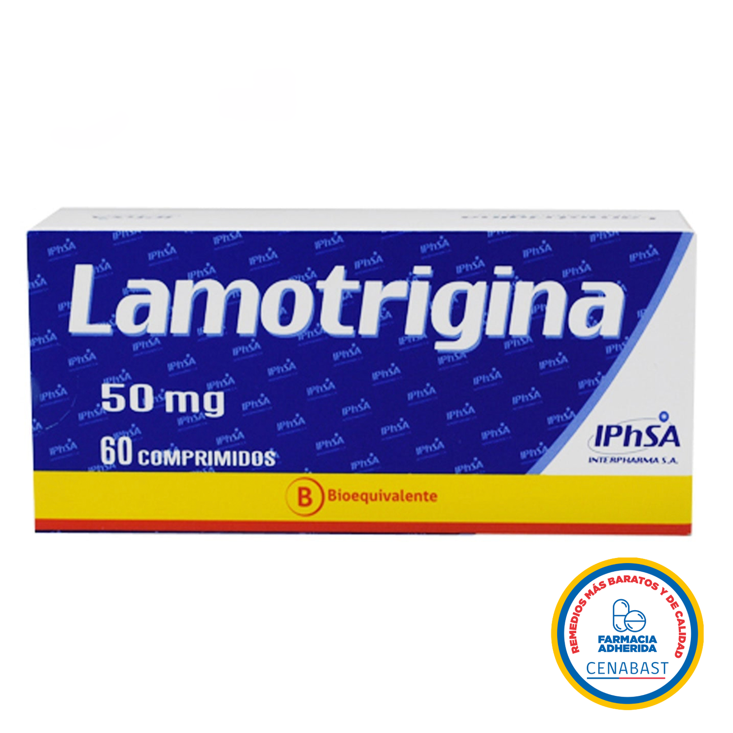 Lamotrigina Comprimidos 50mg Medicamento Cenabast - Farmacias Curie