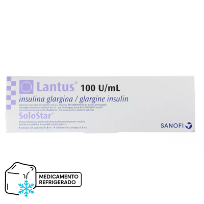 Lantus Solostar 100 UI/ml Solución Inyectable - 3 ml - Farmacias Curie