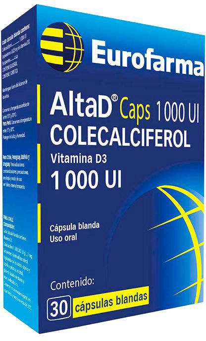 Altad 1.000 U.I - 30 Cápsulas Blandas - Farmacias Curie