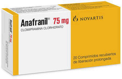 Anafranil 75m - 20 Comprimidos de Liberación Prolongada