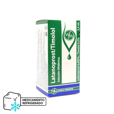 Latanoprost / Timolol Solución Oftálmica - 2,5 mL (Refrigerado) - Farmacias Curie