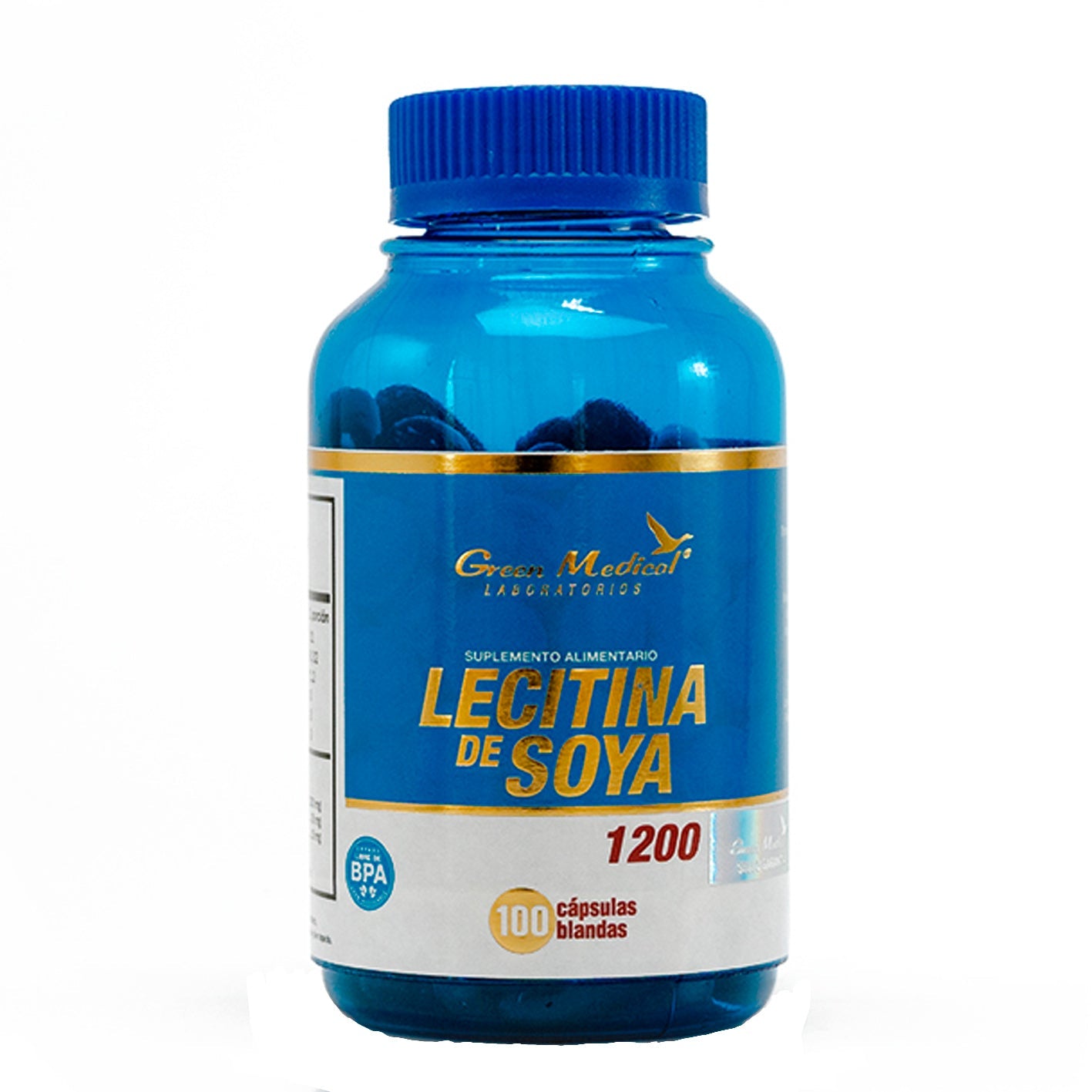 Lecitina de Soya 1200 Cápsulas Blandas - Farmacias Curie