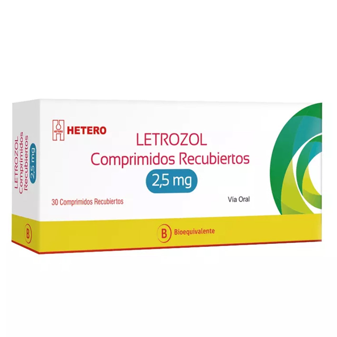 Letrozol Comprimidos Recubiertos 2,5mg - Farmacias Curie