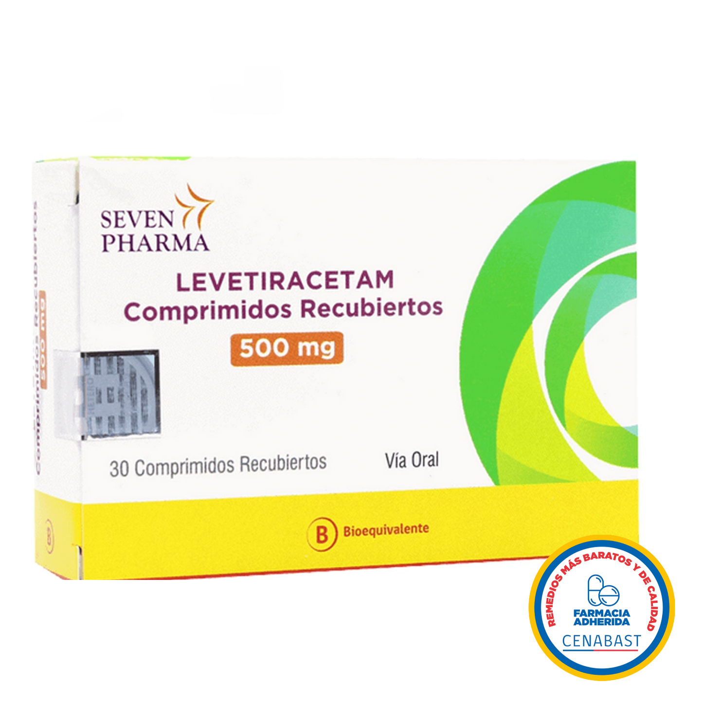 Levetiracetam Comprimidos Recubiertos 500mg Medicamento Cenabast