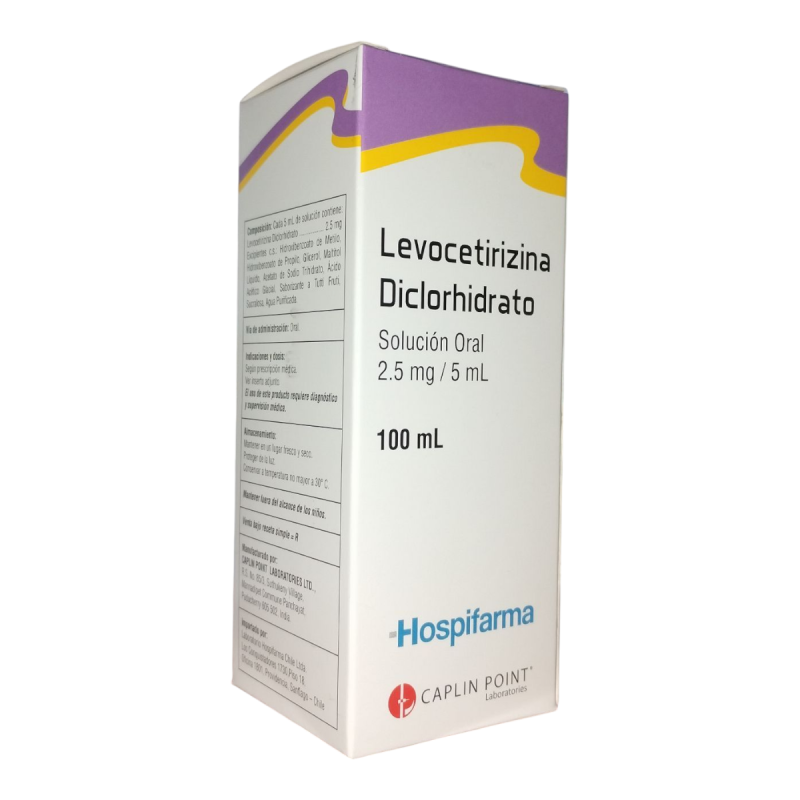 Levocetirizina Jarabe 2,5mg/5ml - Farmacias Curie