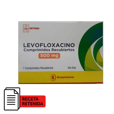 Levofloxacino Comprimidos Recubiertos 500mg - Farmacias Curie