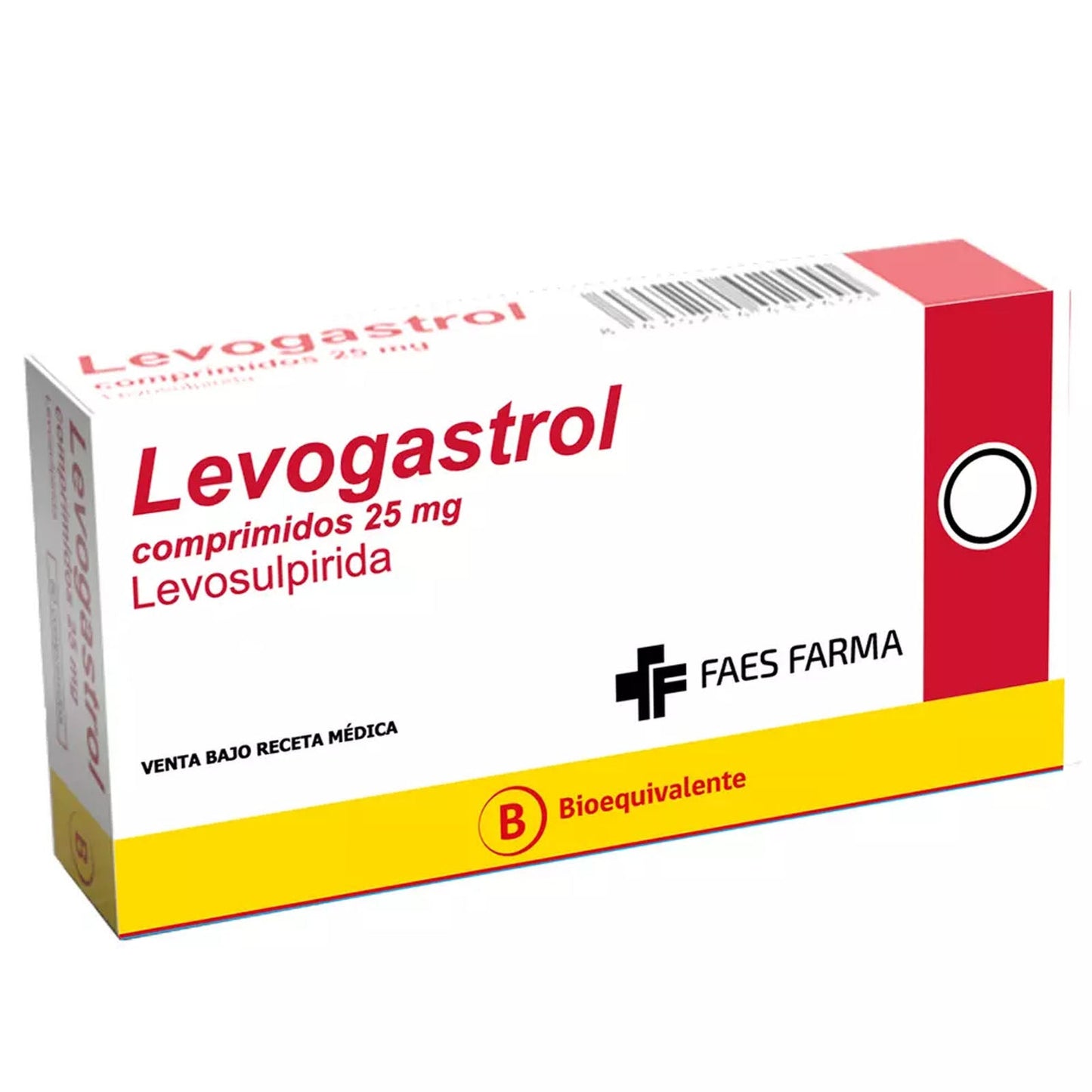 Levogastrol Comprimidos 25mg - 60 unidades - Farmacias Curie