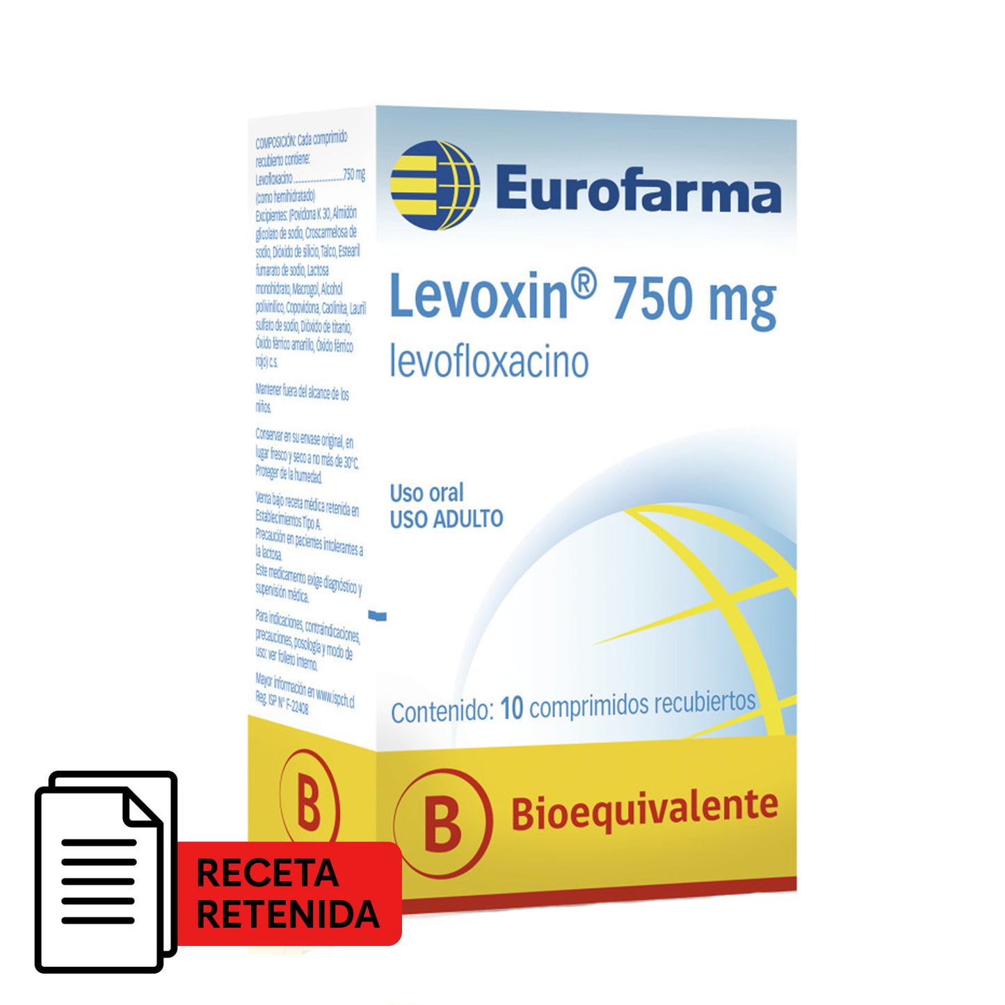 Levoxin Comprimidos Recubiertos 750mg - Farmacias Curie