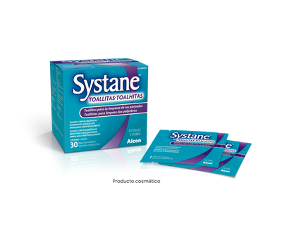 Lid wipes Systane Toallas - 30 Toallitas Humedas - Farmacias Curie