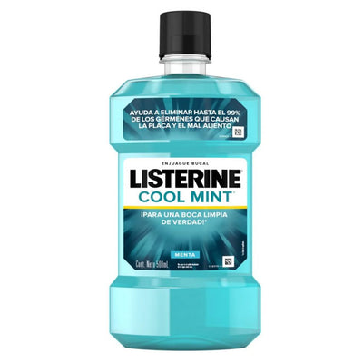 Listerine Cool Mint 500 ml - Farmacias Curie
