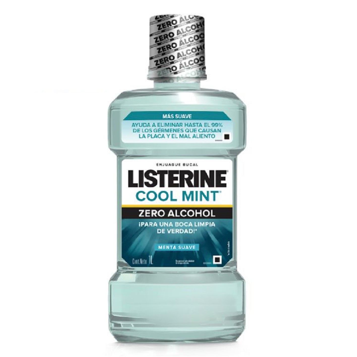 Listerine Cool Mint Zero Alcohol 1 Litro - Farmacias Curie