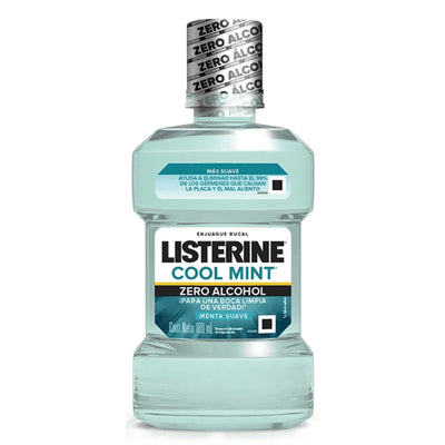 Listerine Cool Mint Zero Alcohol 180 ml - Farmacias Curie