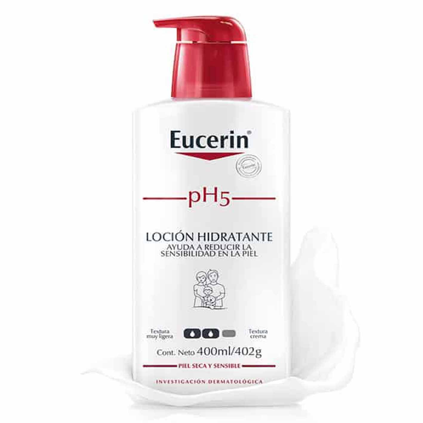 Eucerin Loción Hidratante Corporal PH5 Piel Seca y Sensible 400 ml - Farmacias Curie