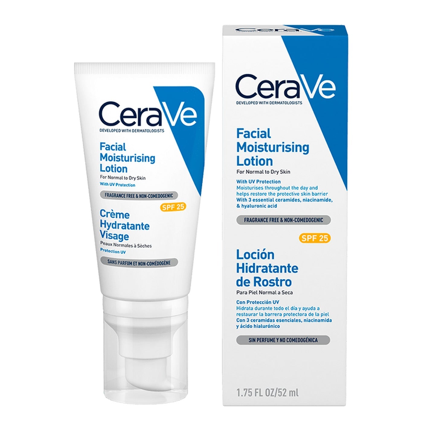 Cerave Loción Hidratante de Rostro AM - Farmacias Curie