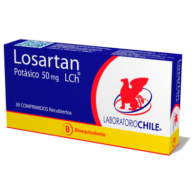 Losartan Comprimidos Recubiertos 50mg - Farmacias Curie