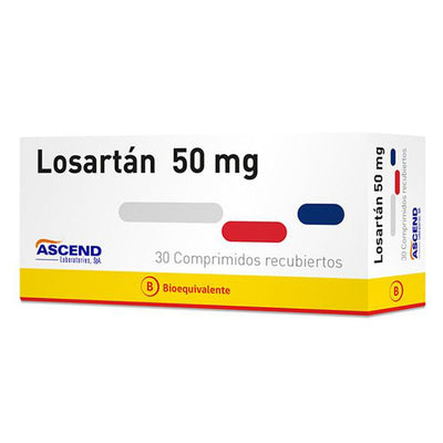 Losartan Comprimidos 50mg - Farmacias Curie
