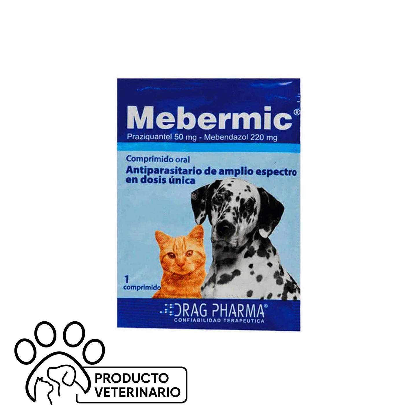 Mebermic Comprimido - Farmacias Curie