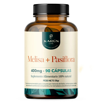 Melisa + Pasiflora 90 Cápsulas - Farmacias Curie
