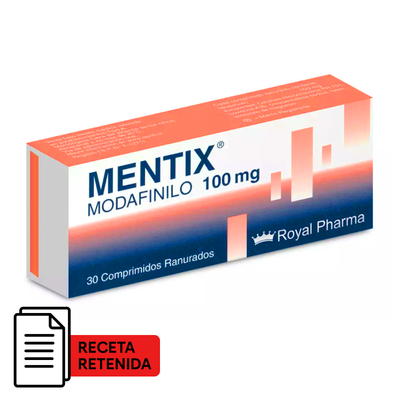 Mentix 100mg - 30 comprimidos recubiertos - Farmacias Curie