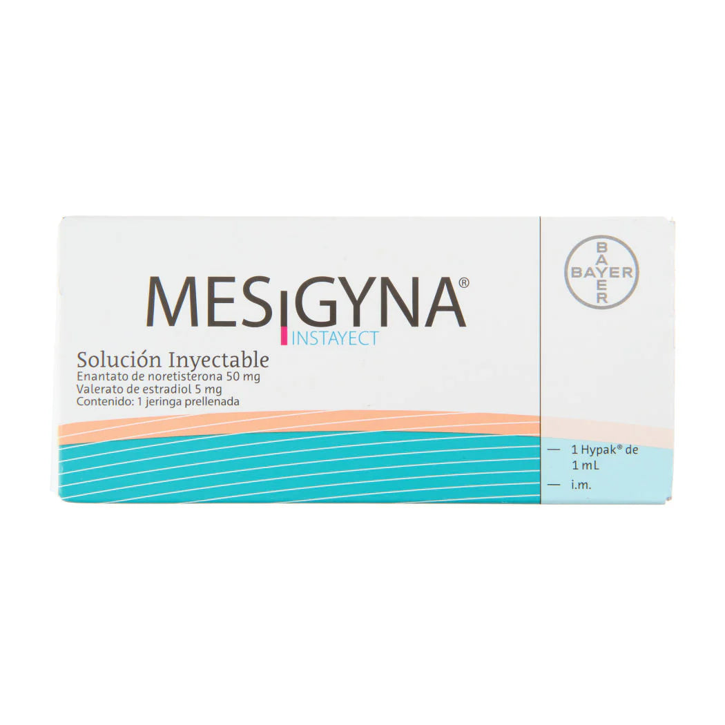 Mesigyna Solución Inyectable - 1 Jeringa Prellenada - Farmacias Curie