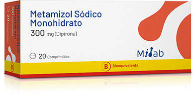 Metamizol 300mg (Dipirona) - 20 Comprimidos - Farmacias Curie