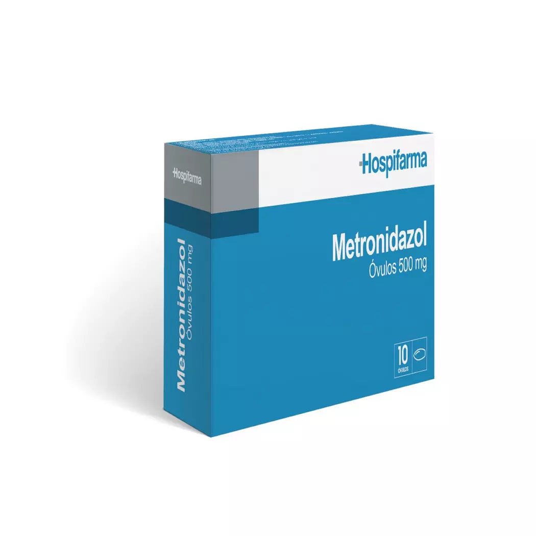 Metronidazol 500 mg - 10 Ovulos Vaginales - Farmacias Curie