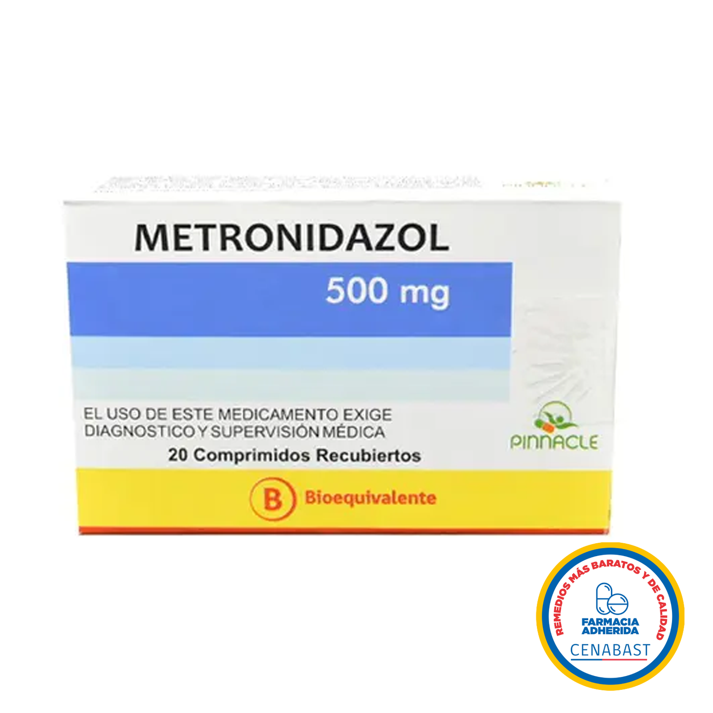 Metronidazol Comprimidos 500mg Medicamento Cenabast - Farmacias Curie
