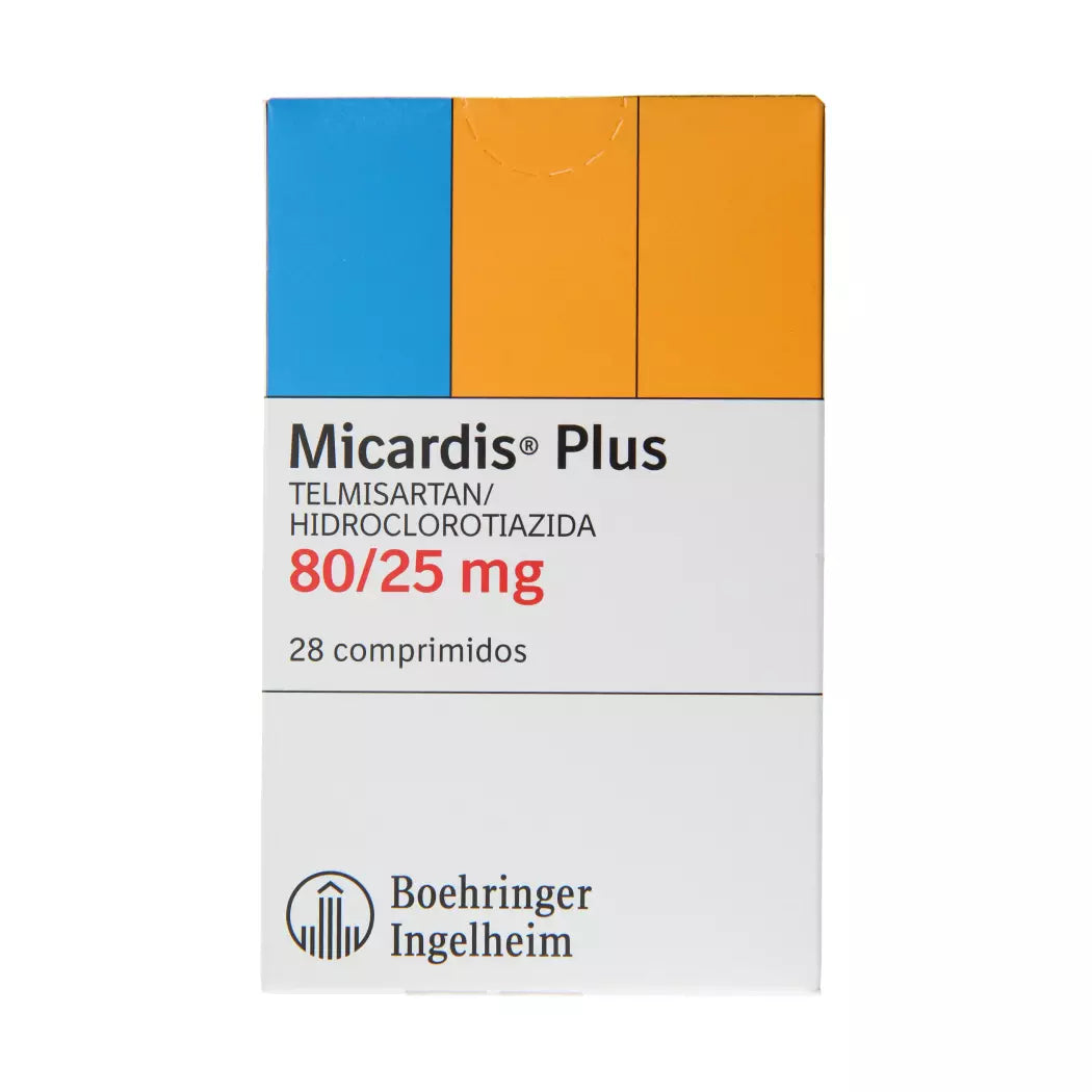 Micardis Plus 80/25 mg - 28 Comprimidos - Farmacias Curie